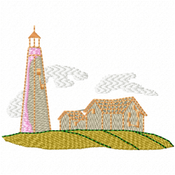 Lighthouse Embroidery Design 11 Lighthouse Embroidery Design 11